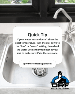 Check the water temp at your sink. Hot water safety.